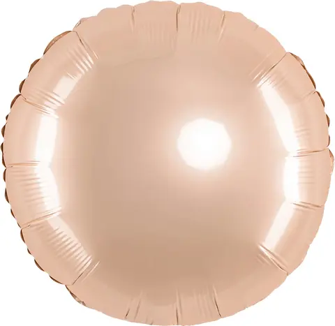 Шар F 18''/46 см, Круг, Макарунс, Пудровый.