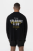 Лонгслив Boxraw Nakatani x Sparring Club Черный