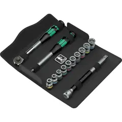 Набор с трещоткой 1/2" 8006 SC 1 Zyklop Hybrid WERA 05004090001