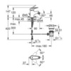 GROHE BauFlow 23754000 Смеситель для биде
