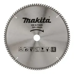 Пильный диск по алюминию 305x30x2,8/2x100T Makita D-73025