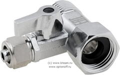 Кран для подключения питьевых систем 1/2"-3/8"-1/2" Барьер