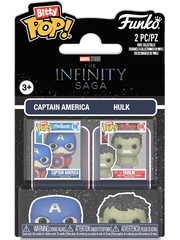 Funko Bitty POP! Marvel Infinity Saga (Captain America & Hulk) 2PK