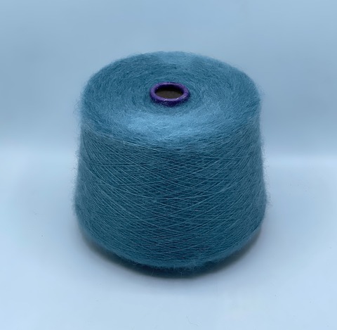 Filati Venezia, Kid Silk, 950м, 70% Супер кид мохер, 30% Шелк,Голубая ель,42363