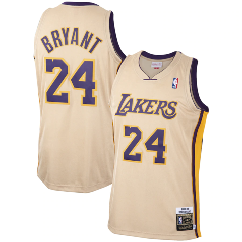 Баскетбольная майка NBA 'Lakers/Kobe Bryant 24/Beige' 