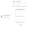 ArtCeram Scalino SCL007 05 00 Раковина накладная, 55x48, цвет: белый