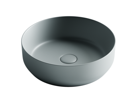 Ceramica Nova Element CN6022MH Умывальник чаша накладная круглая, 39x39, цвет: серый