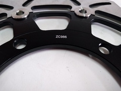 Диск тормозной передний черный на Honda CB R/CBR R 650 19-20, CB RA/CBR RA 650 19-21
