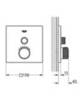 GROHE Grohtherm SmartControl 29123GN0 Термостат для душа встраиваемый на 1 потребителя