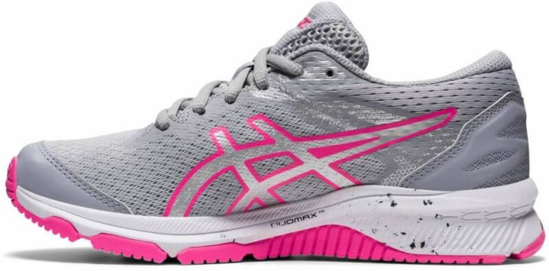 Asics Gt 1000 10 Gs кроссовки для бега подростковые серые-розовые - 5