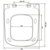 Berges 43361 Комплект : инсталляция АТОМ Line кнопка хром глянец, унитаз QUATTRO S Rimless 49 см, сидение тонкое дюропласт микролифт, быстросъём