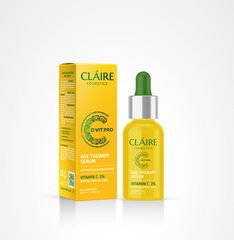 Claire cosmetics C-VIT PRO Сыворотка для лица AGE THERAPY Антивозрастной эффект 30мл
