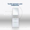 Aquanet 344132 Тумба Алвита new 60 напольная 2 ящ. цв. белый матовый (344132)