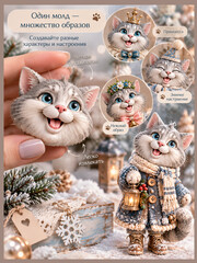 1028-Б Молд силиконовый для создания кукол 
