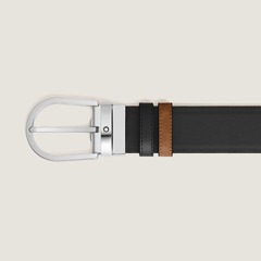 Двусторонний ремень Horseshoe из замшевой кожи, 35мм