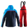 Мужской горнолыжный костюм 8848 Altitude Iron/Guard (navy/red) - 2
