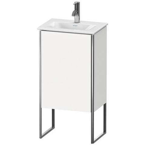 Duravit XSquare XS4520R2222 Тумба напольная под раковину # 073345, 1 дверца, петли справа, 592x430x308мм, цвет White High Gloss