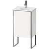 Duravit XSquare XS4520R2222 Тумба напольная под раковину # 073345, 1 дверца, петли справа, 592x430x308мм, цвет White High Gloss