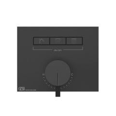 Gessi Hi-Fi 63081#299 Смеситель для душа, с включением до 3 источников одновременно (внешняя часть), цвет: Black XL фото
