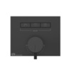 Gessi Hi-Fi 63081#299 Смеситель для душа, с включением до 3 источников одновременно (внешняя часть), цвет: Black XL