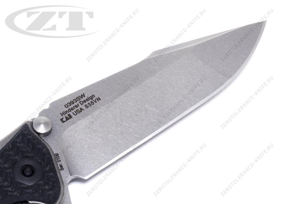 Нож Zero Tolerance 0393SW Rick Hinderer - фотография 