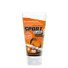 Солнцезащитный крем Sport Class с SPF 50 ТМ Крымская Живая Косметика