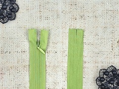 Молния потайная, L 50 см, фисташковый
