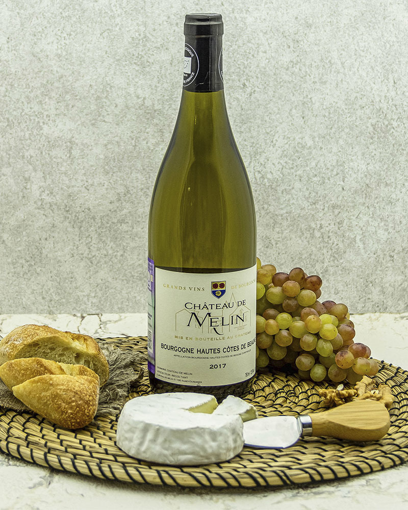 Вино Chateau De Melin Шато де Мелан Бургундия Хойт Кот де Бон Белое Cухое 2017 г.у. 12,5% 0,75 л, Франция