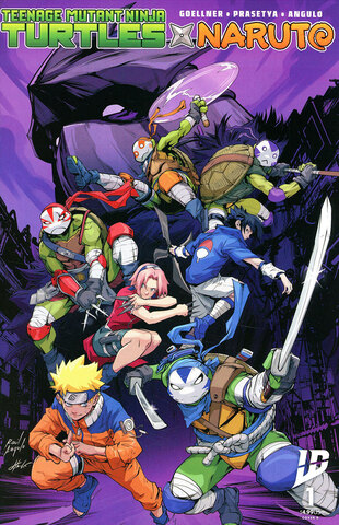 Teenage Mutant Ninja Turtles x Naruto #1 (Cover B)
