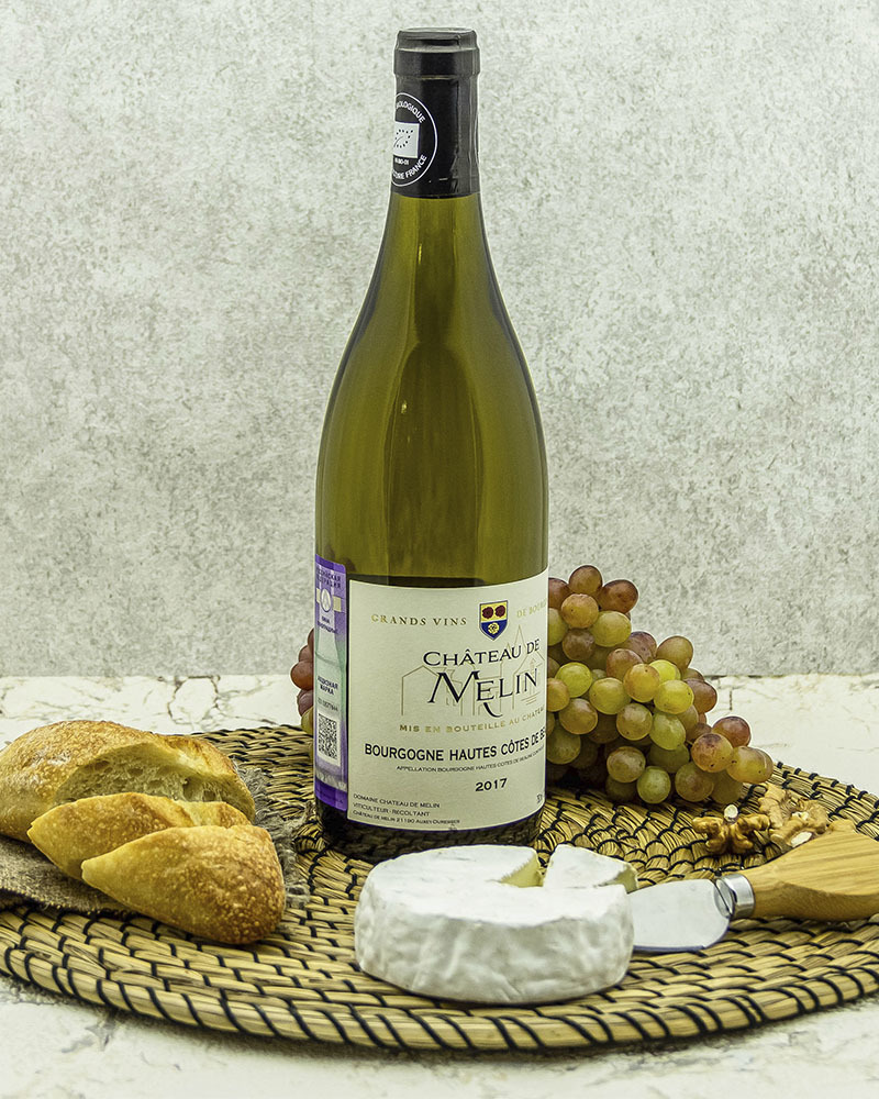 Вино Chateau De Melin Шато де Мелан Бургундия Хойт Кот де Бон Белое Cухое 2017 г.у. 12,5% 0,75 л, Франция