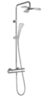 Kludi Fizz 6709505-00 Душевая система внешнего монтажа с термостатом, цвет: хром