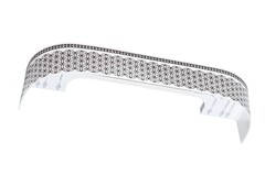 Пластиковый карниз с тиснением Legrand 3-х рядный Ажур 2800 мм