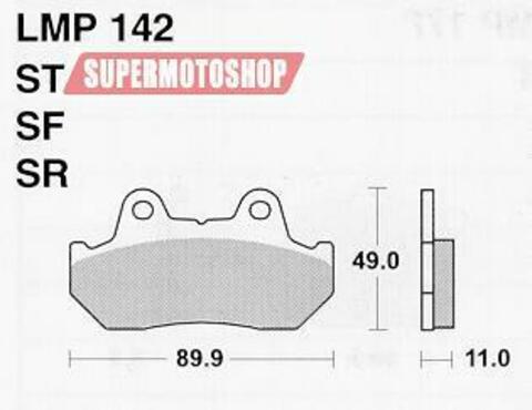 Тормозные колодки премиум класса AP RACING (BREMBO) AP-LMP142 SR