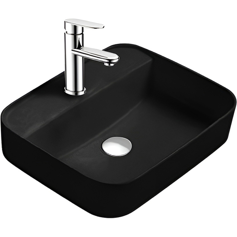 Aquatek Вега AQ5506-MB Раковина накладная 50x39.5, цвет: чёрный