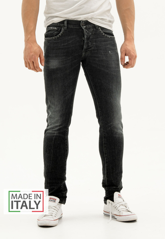 Джинсы The.Nim Standard Dylan Medium с заклепками Black