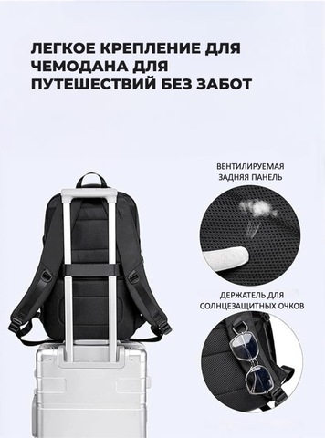 Картинка рюкзак городской Golden Wolf GB00916 Black - 6