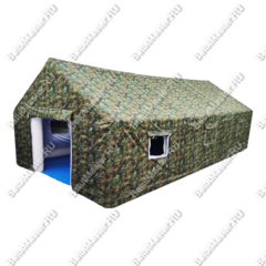 Обустройство городка «Гарнизон» из ПВХ, казарма камуфляж, 10×4×4,5 м
