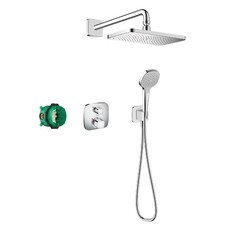 Hansgrohe Croma E 27953000 Душевая система с термостатическим смесителем (хром) фото