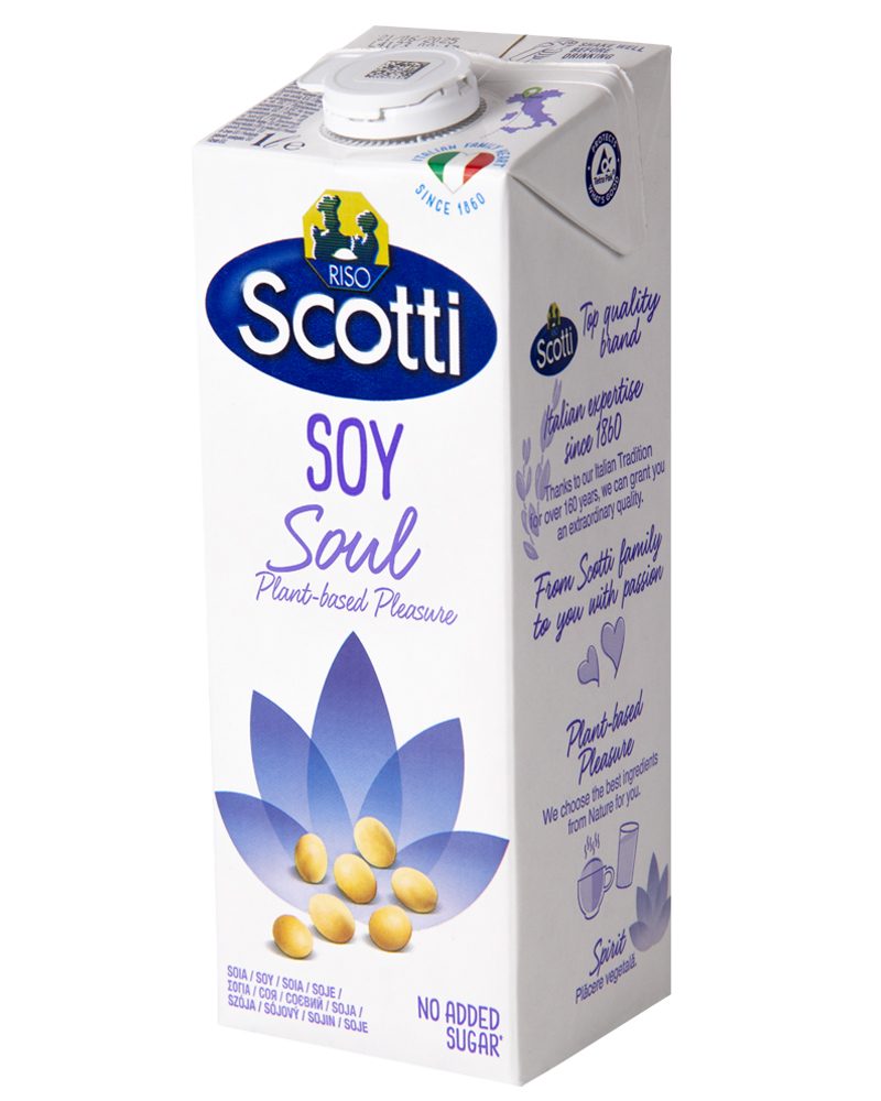 Соево-рисовый напиток Riso Scotti с кальцием Soul 1 л