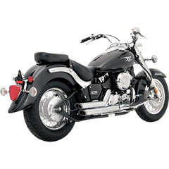 VANCE & HINES EXHAUST SS ST VS650 CA EXHAUST SHORTSHOTS STAGGERED CHROME