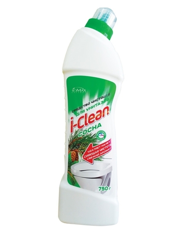 i-Clean Средство чистящее для унитазов Сосна 750г Фабрика Ромакс