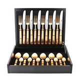 Набор матовый 24 пр PICCADILLY GOLD, артикул P1.006.GB, производитель - Cutipol, фото 2