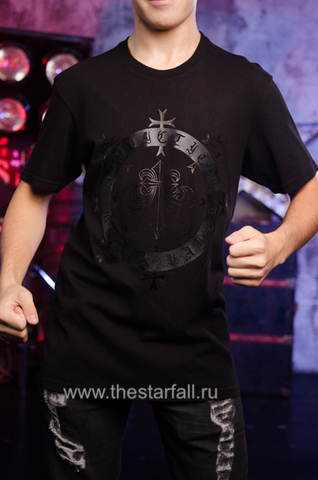 Affliction | Футболка мужская BLACK BOUNTY A19278 перед
