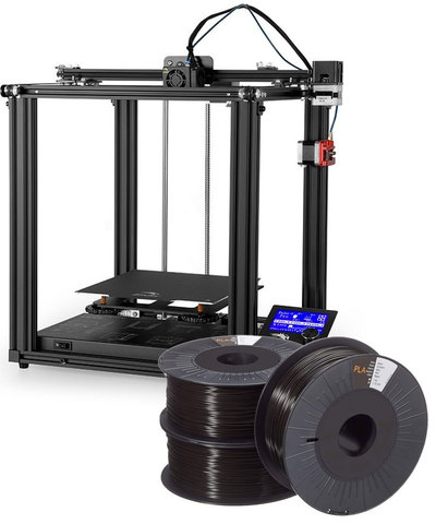 3D-принтер Creality Ender 5 Pro + расходные материалы 3 кг. пластика и клей