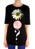 Футболка. Цвет белый/черный MOSCHINO CHEAP AND CHIC