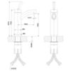 Lemark Element LM5106S Смеситель для раковины Хром