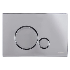 Duravit DuraSystem WD5010021000/WF5120021010 Клавиша смыва, для унитаза, шгв 230*6,5*150,5, цвет-хром фото