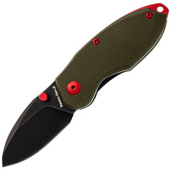 Фото Складной нож Mr.Blade Rexbo Gen.2 Boba Fett blackwash сталь D2 рукоять Olive G10