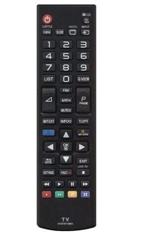 Пульт для телевизоров LG AKB73715601,черный.
