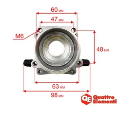 Корпус QUATTRO ELEMENTI PALERMO 110/124Turbo насоса (242-298-P17)